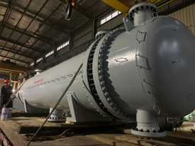 高通量管高效换热器：脱吸塔中间中重沸器