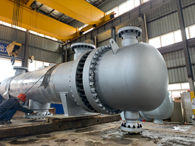 高通量管高效换热器：稳定塔底蒸汽重沸器