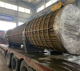 分馏塔顶油气-热水换热器