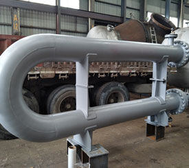 加氢脱烯烃氢气产物冷却器